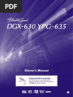 Yamaha YPG635 Manual