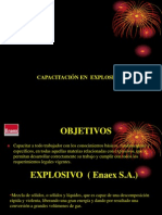 Capacitación Explosivos