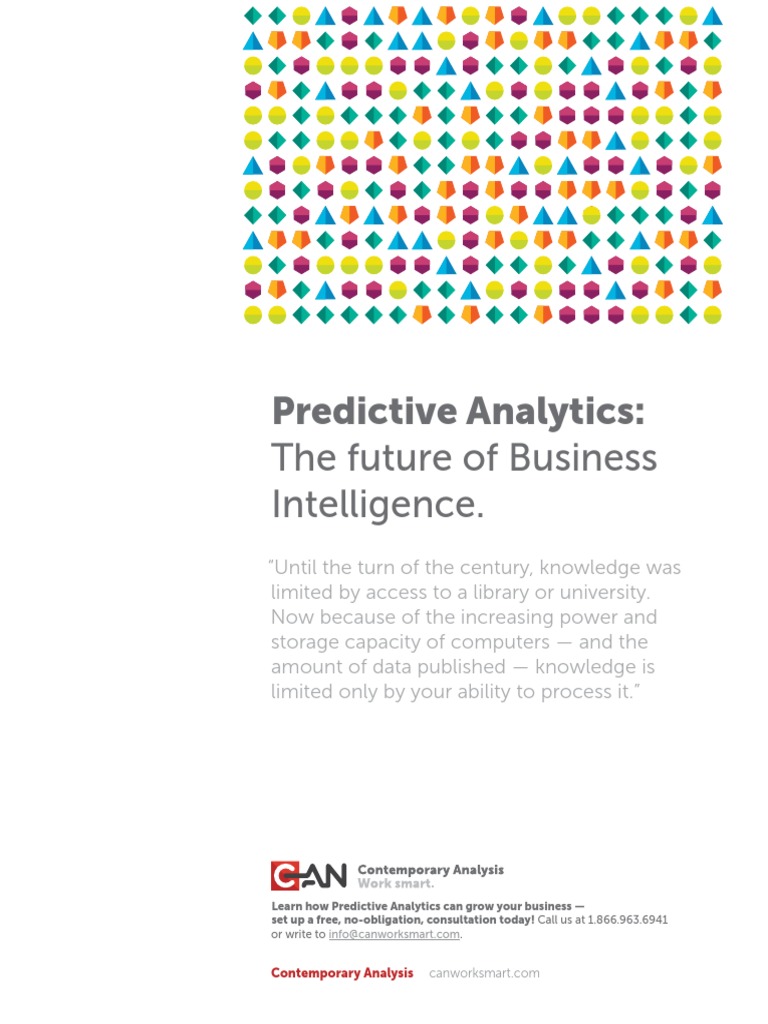 Predictive Analytics | PDF | Predictive Analytics | Analytics