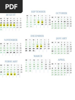 Calendar 2011 | PDF | Public Holiday | Observances