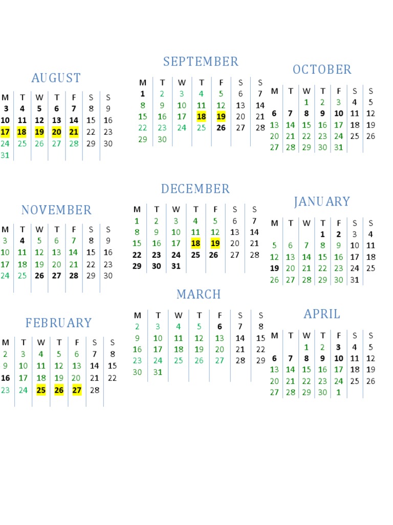 Year 2003 Monthly Calendar | PDF