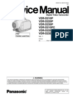 Panasonic vdr-d210 d220 d230