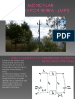 Sistema Monofilar Retorno Por Tierra - (MRT