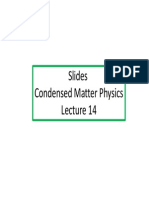 Slides Condensed Matter Physics Condensed Matter Physics