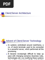 Client/Server Architecture