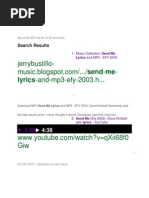 Download Lyric send me search engine by brittany_gomboc SN239773844 doc pdf