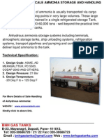 Large Scale Ammonia Storage and Handling