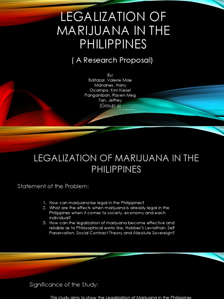 legalization of marijuana's philippines research paper