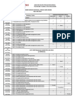 OSH Course Timetable and Mapping for Three Courses