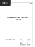 Download Synchronous Generator Transient Analysis by Riyah_Rae SN23977864 doc pdf