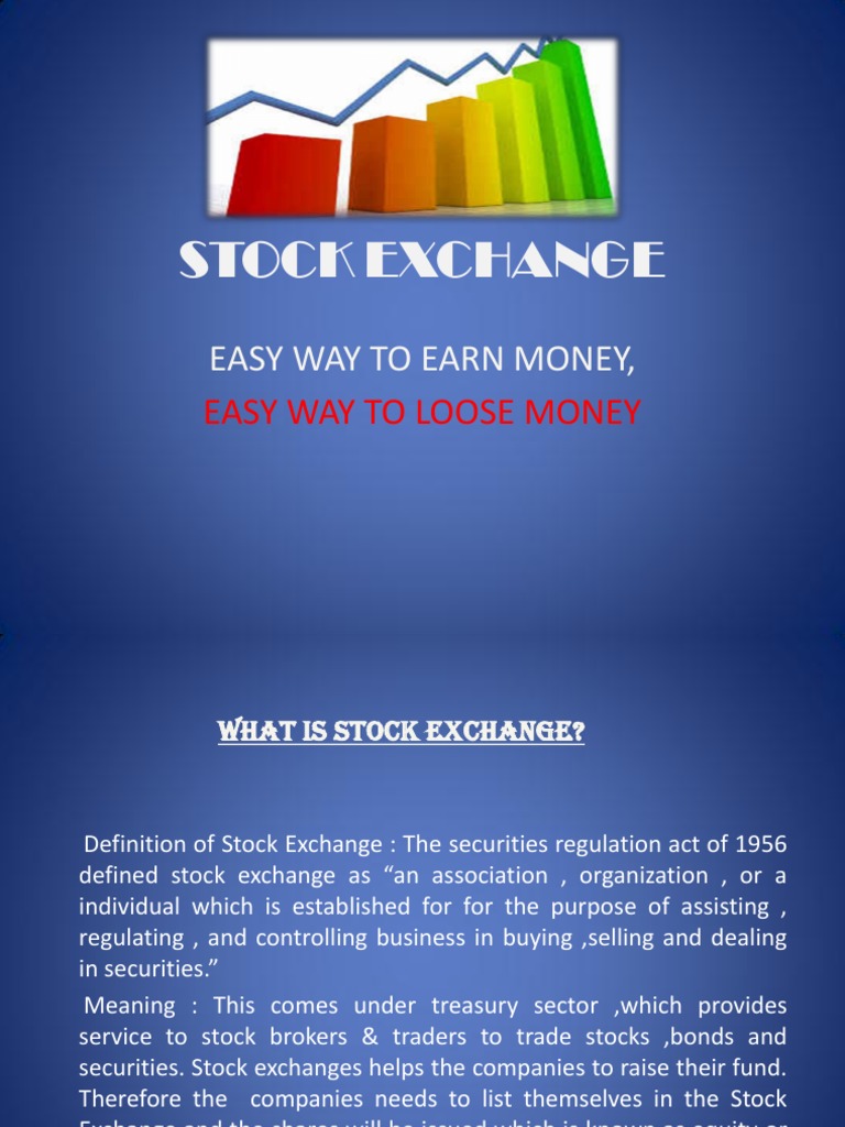 Understanding Stock Exchange Basics | PDF