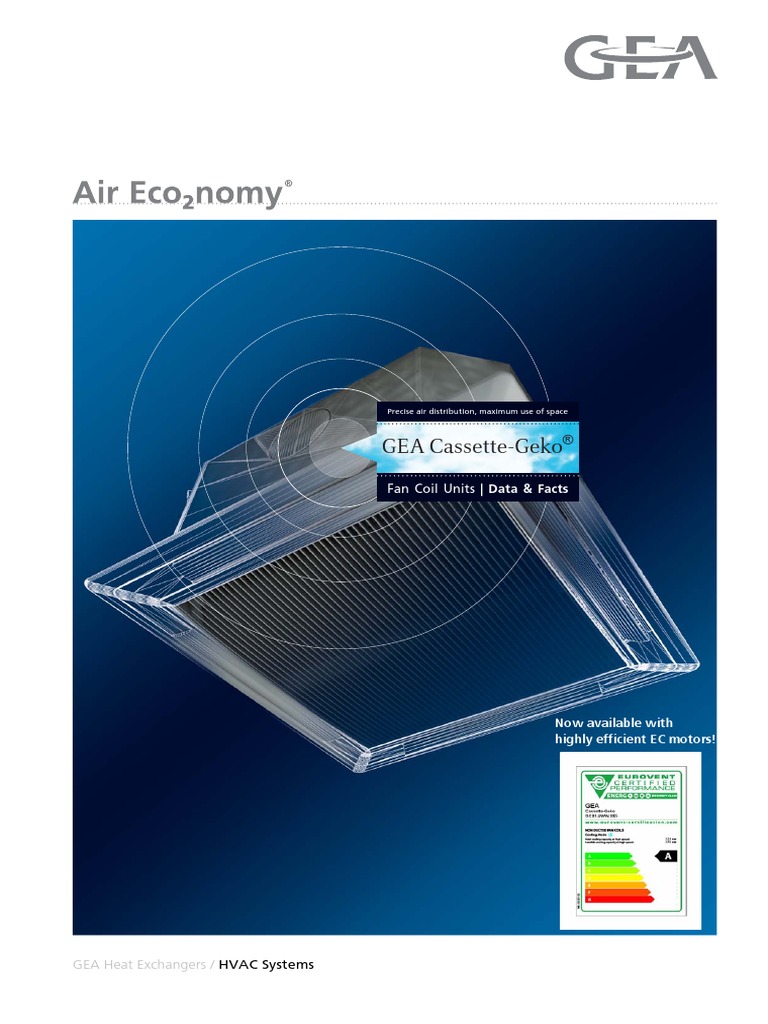 GEA CassetteGeko DF KS Hvac Mechanical Fan