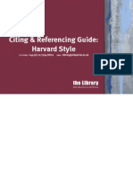 Citing & Referencing Guide: Harvard Style: +44 (0) 20 7594 8820 Library@imperial - Ac.uk