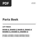 Daewoo لیفتراک یی Db58 d35s-2 d40s-2