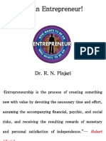 Be An Entrepreneur!: Dr. R. N. Pinjari