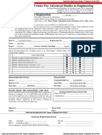 Center For Advanced Studies in Engineering: Semester Registration