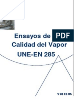 Ensayos de la Calidad del Vapor UNE-EN 285