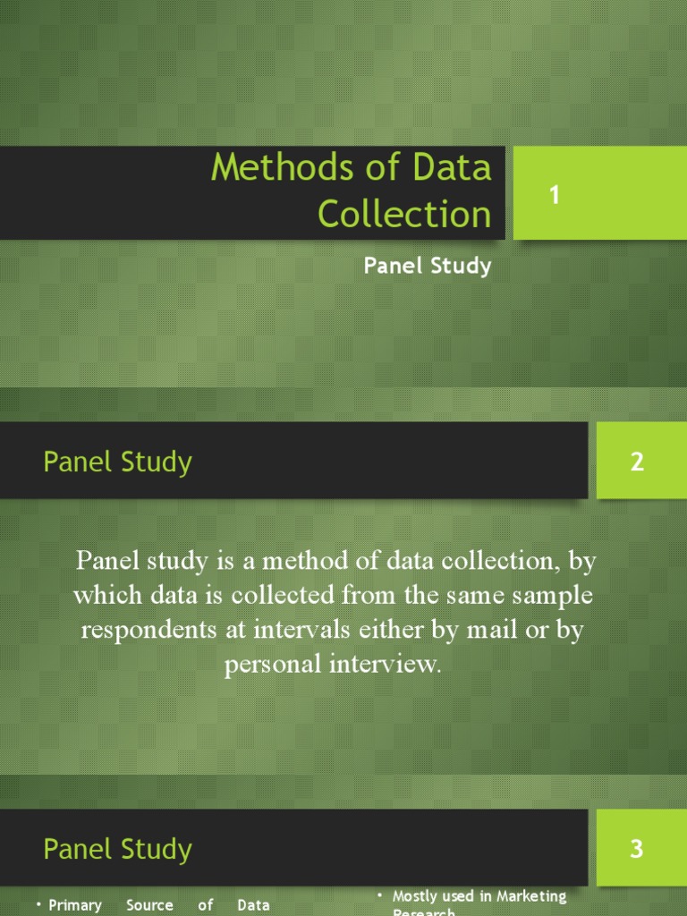 Methods of Data Collection PDF Data Science Technology Engineering And Mathematics