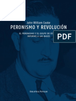 Peronismo y Revolución John William Cooke