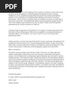 Download Greenhouse effect by AMIN BUHARI ABDUL KHADER SN23979973 doc pdf