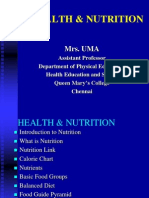 Physical Education Nutrition