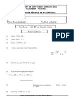 Matematicas 6º Ep