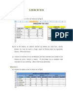 Ejercicios Excel