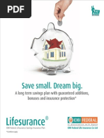 IDBI Federal Lifesurance Savings Insurance Plan