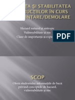 Hazard Natural Şi Antropic Vulnerabilitate Şi Risc Clase de Importanţă Şi Expunere