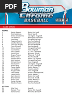 Download FINAL 2014 Bowman Chrome Baseball Checklist by BowmanBaseball SN239807952 doc pdf