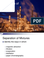 Separation of Mixtures