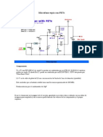 Microfono Espia Con FETs