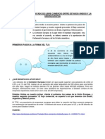 Futura Firma Del Tratado de Libre Comercio Entre Estados Unidos y La Union Europea