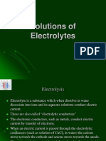 Solutions of Electrolytes