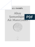 A. v. Anohin - Altay Şamanlığına Aİt Materyaller
