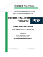 Biodiesel en México: Situación actual y potencial con materias primas locales