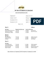 Detroit Bus Schedule 2014 2015