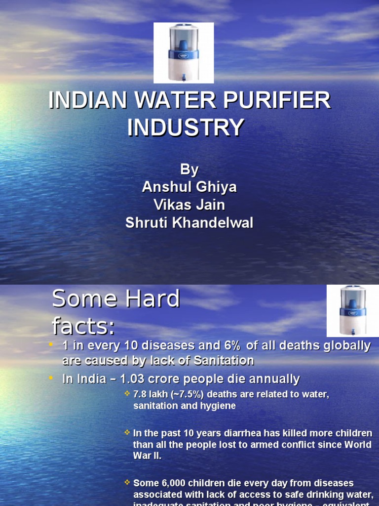 Indian Water Purifier Industry Pdf Water Purification Drinking Water