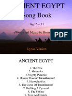 Ancient Egypt With Lyrics