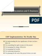 ERP Implementation and E-Business