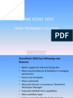 Share Point 2010: Trinay Technology Solutions