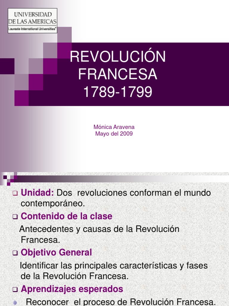 Fases y antecedentes de la Revolución Francesa | PDF | revolución ...