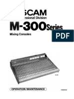 TASCAM M-300 Series M-312 Service Manual OCR