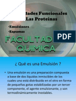 Propiedades Funcionales de Las Proteínas