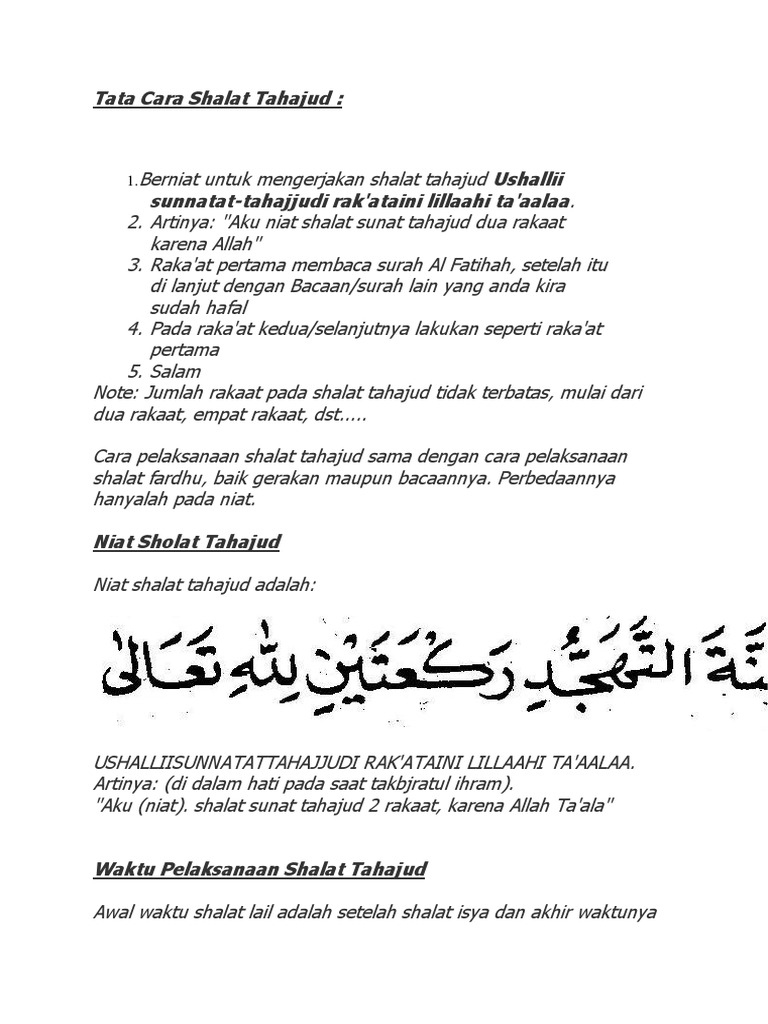 Doa Setelah Sholat Qiyamul Lail - Dakwah Islami