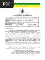 Carga Horária Ensino Médio CEB0038_2002