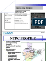 NTPC Vindhyachal-Six Sigma Project