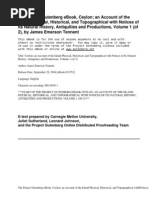 Download Ceylon an Account of the Island Physical Historical andTopographical with Notices of Its Natural History Antiquities andProductions Volume 1 of 2 by Tennent James Emerson Sir 1804-1869 by Gutenbergorg SN2398453 doc pdf