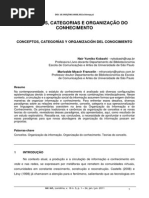 Nair Kobashi - Conceitos, Categoria e Organização Do Conhecimento