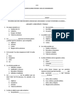 Evaluación de humanidades para segundo periodo en primaria